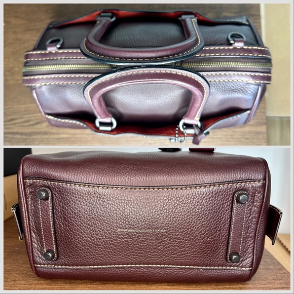 Coach 1941 Rogue Satchel in Oxblood - Picture 5 of 12